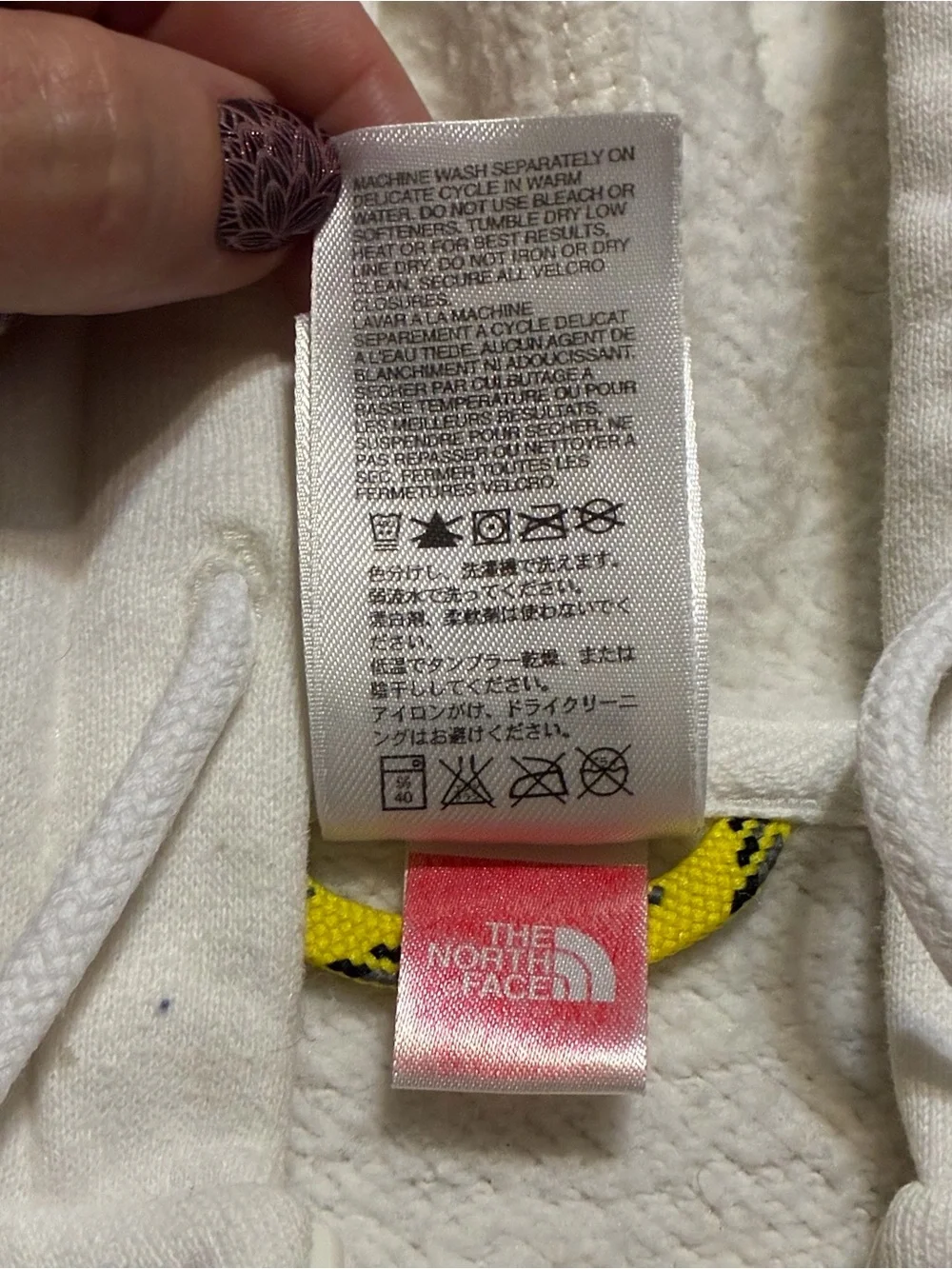 The North Face white full